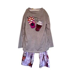 Wonder Nation Girls Fleece Pajamas